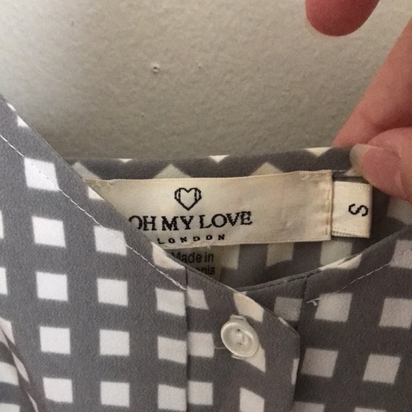 Urban Outfitters checked keyhole dress Small - Picture 5 of 8